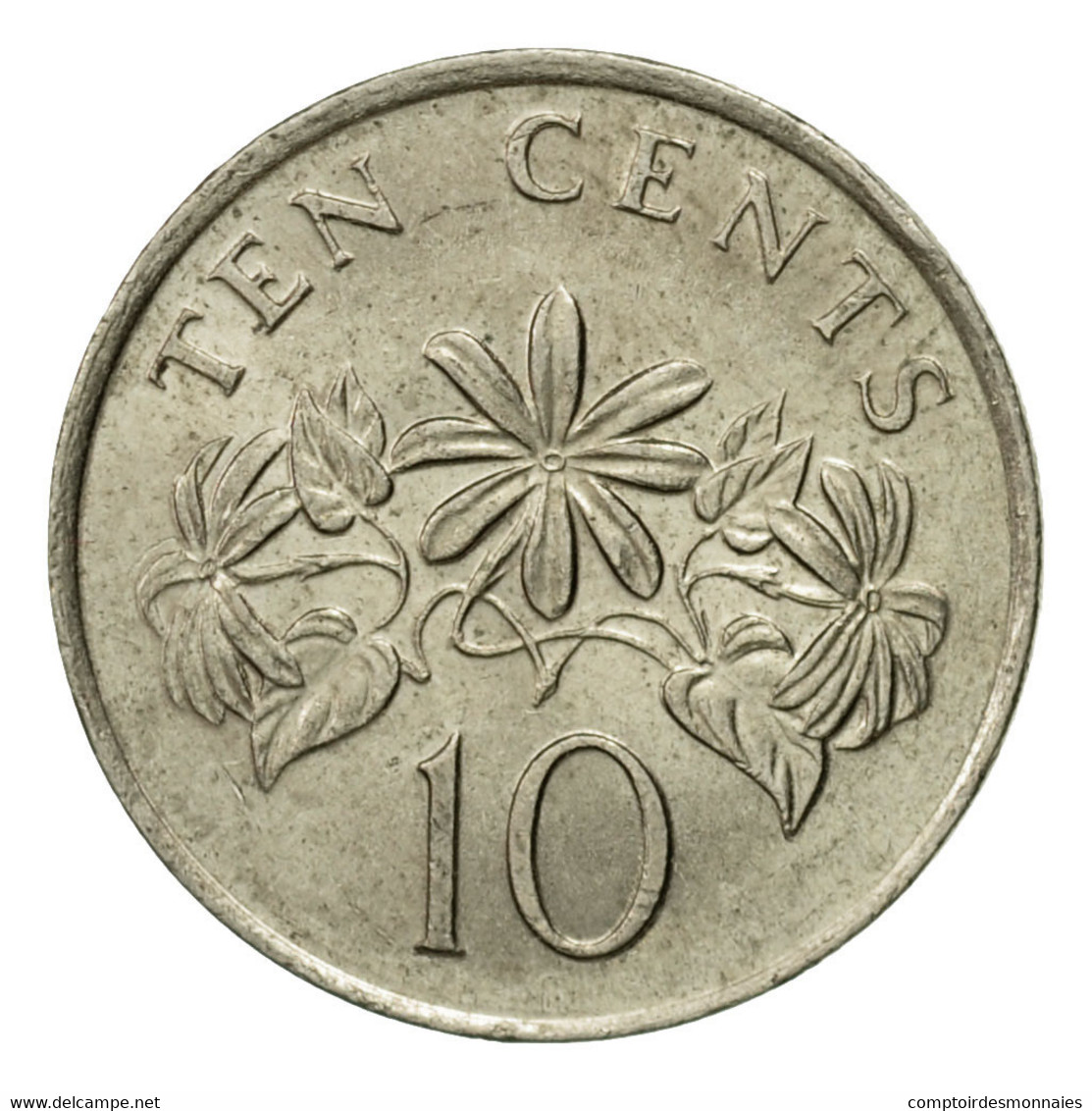 Monnaie, Singapour, 10 Cents, 1985, Singapore Mint, TTB, Copper-nickel, KM:3 - Singapore