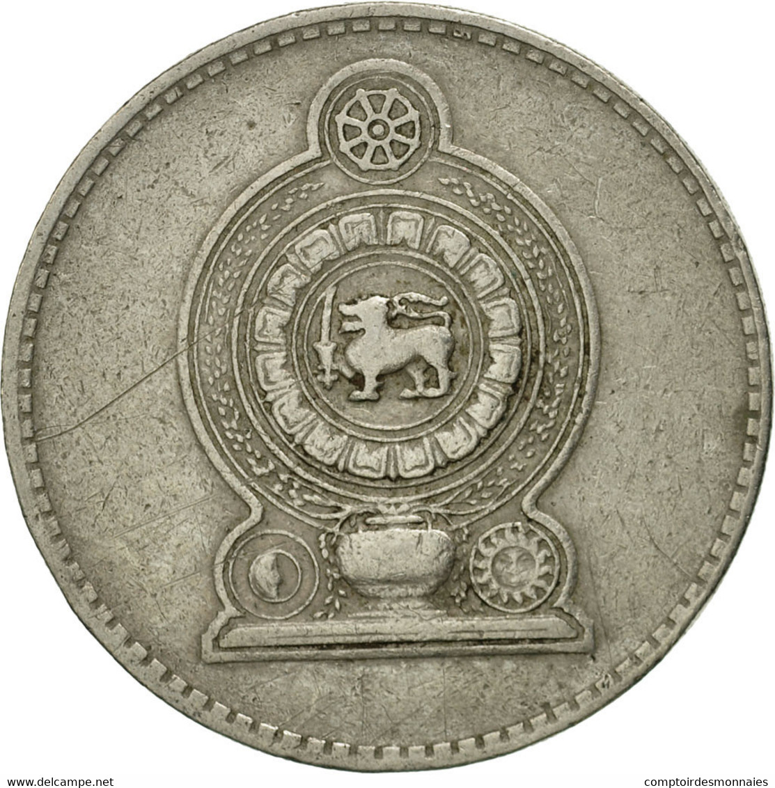 Monnaie, Sri Lanka, 2 Rupees, 1984, TB+, Copper-nickel, KM:147 - Sri Lanka