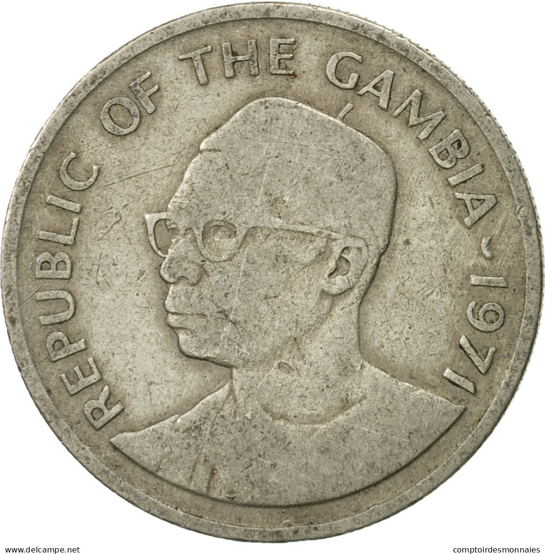Monnaie, GAMBIA, THE, 25 Bututs, 1971, TB+, Copper-nickel, KM:11 - Gambie