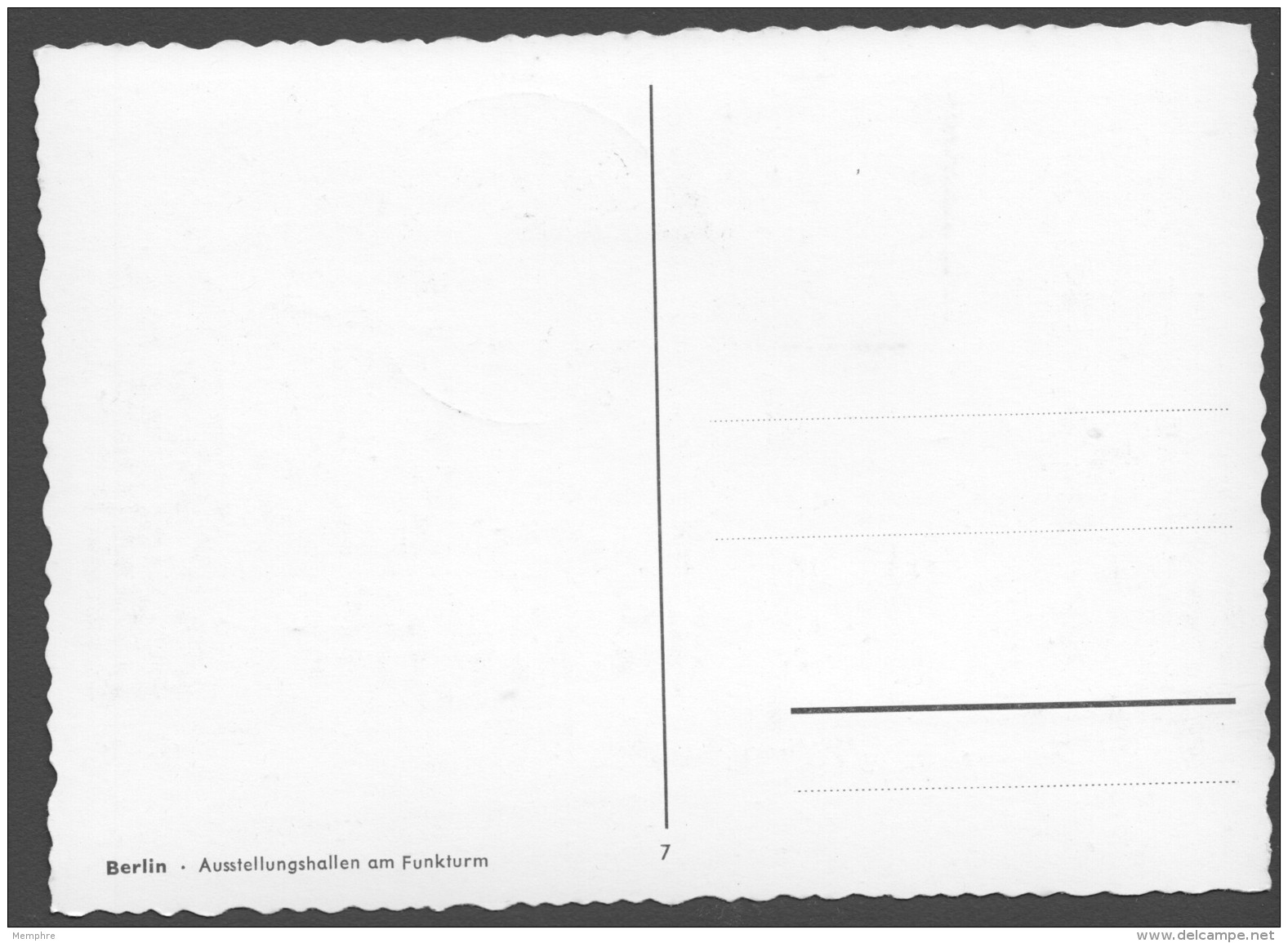 1954  Austellungshallen Am Funkturm  MiNr 112  Ersttag Sonderstempel - Maximumkarten (MC)
