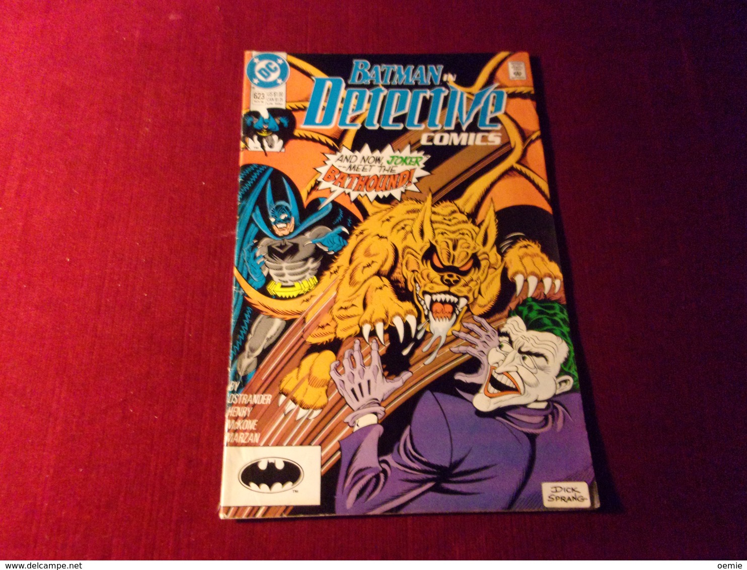 BATMAN  IN DETECTIVE COMICS  No 623  NOV - DC