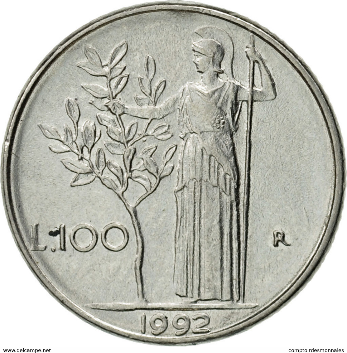 Monnaie, Italie, 100 Lire, 1992, Rome, TTB, Stainless Steel, KM:96.2 - 100 Lire