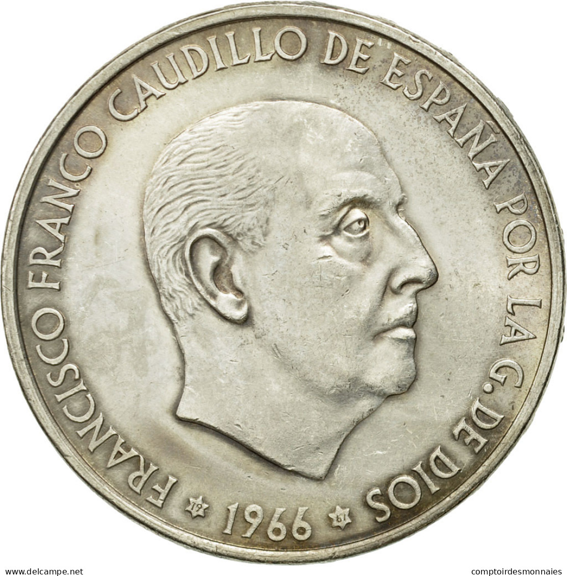 Monnaie, Espagne, Caudillo And Regent, 100 Pesetas, 1967, Madrid, TTB, Argent - 100 Pesetas