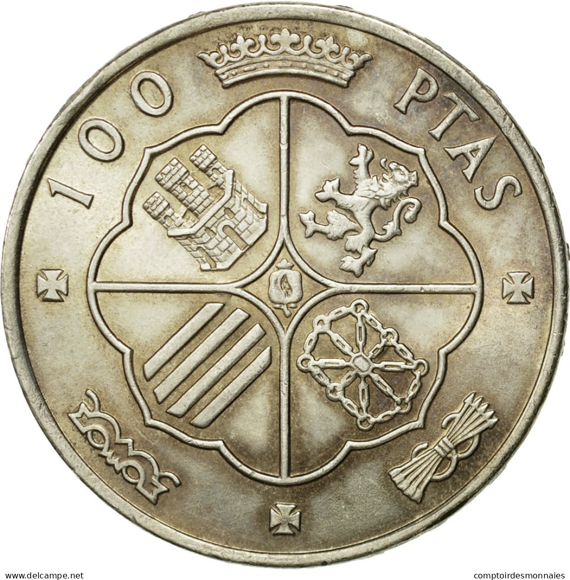 Monnaie, Espagne, Caudillo And Regent, 100 Pesetas, 1967, Madrid, TTB, Argent - 100 Peseta