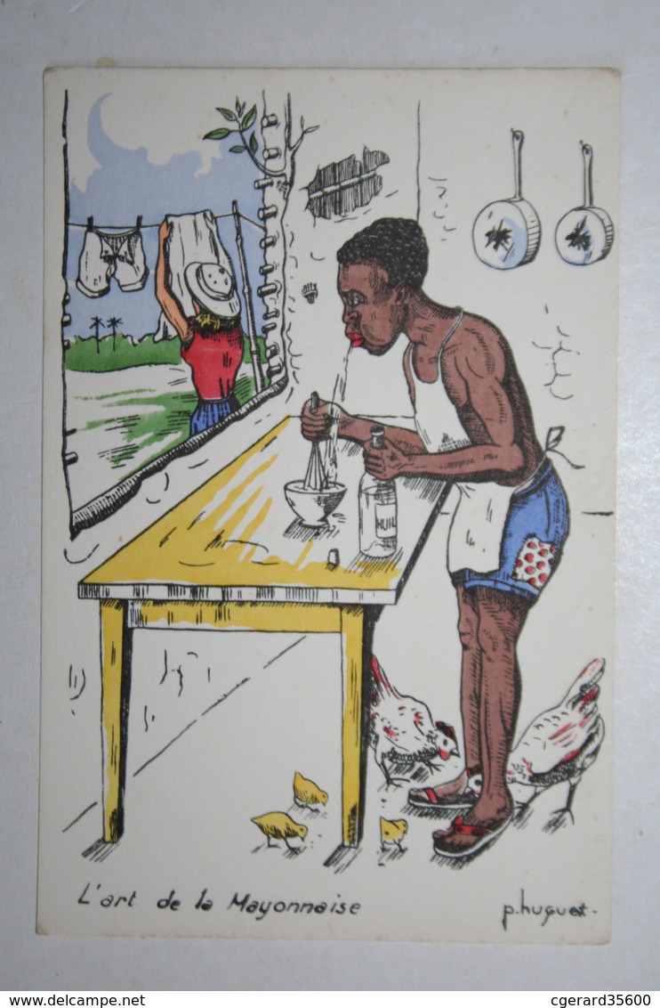 Afrique - Illustration P. Huguet - L'art De La Mayonnaise - Non Classés