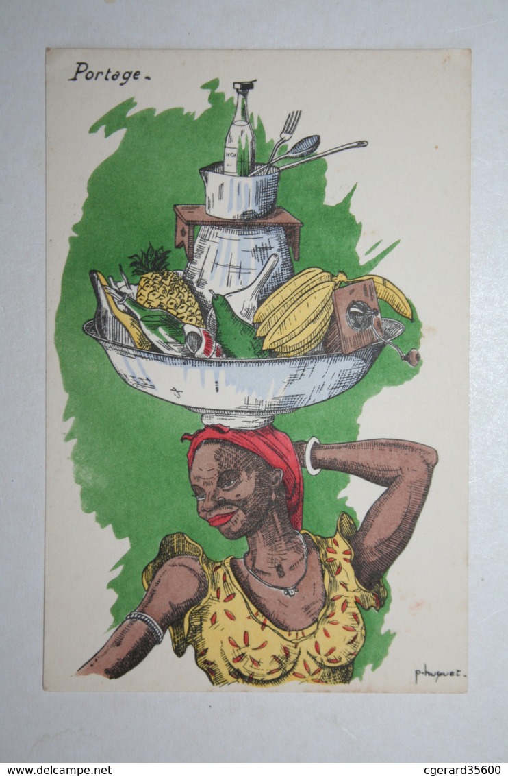Afrique - Illustration P. Huguet - Portage - Non Classés