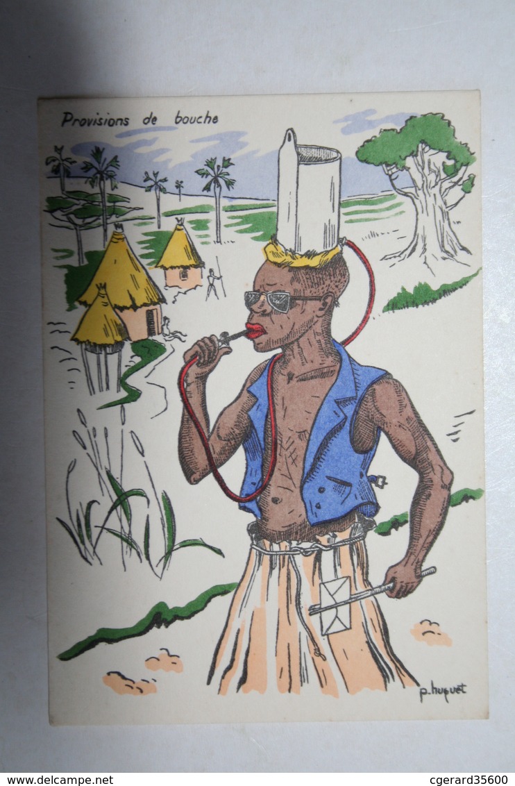 Afrique - Illustration P. Huguet - Provision De Bouche - Non Classés