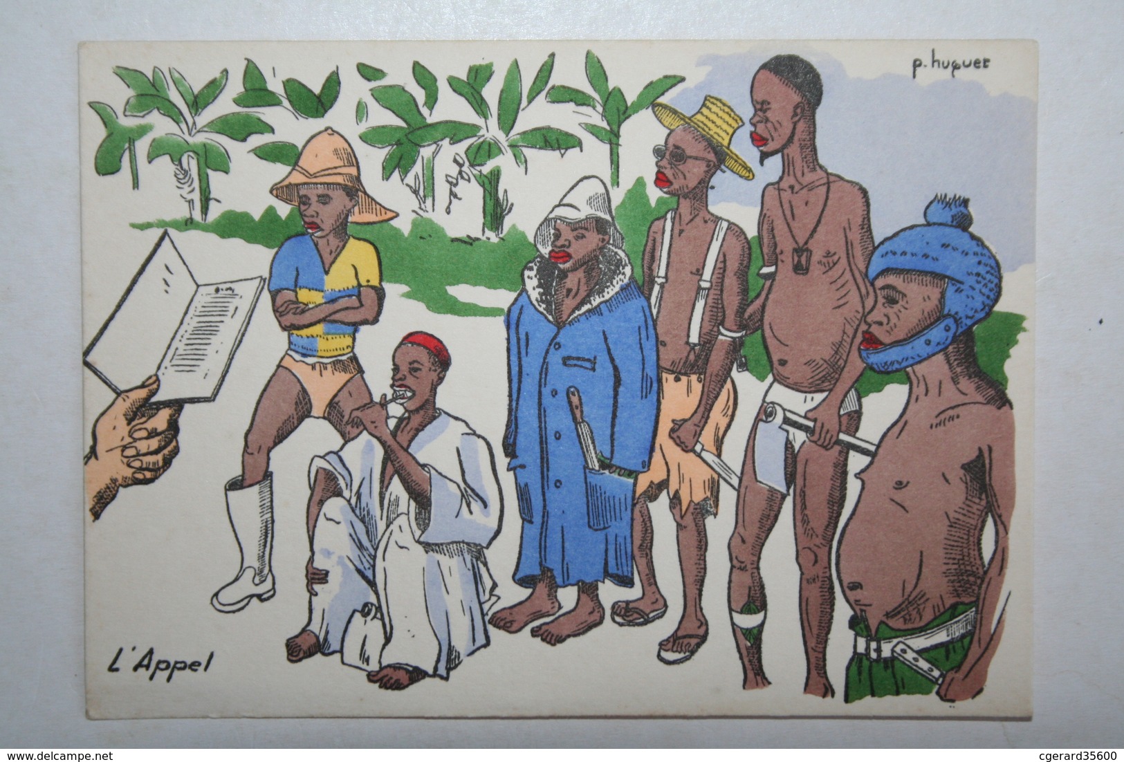 Afrique - Illustration P. Huguet - L'Appel - Non Classificati