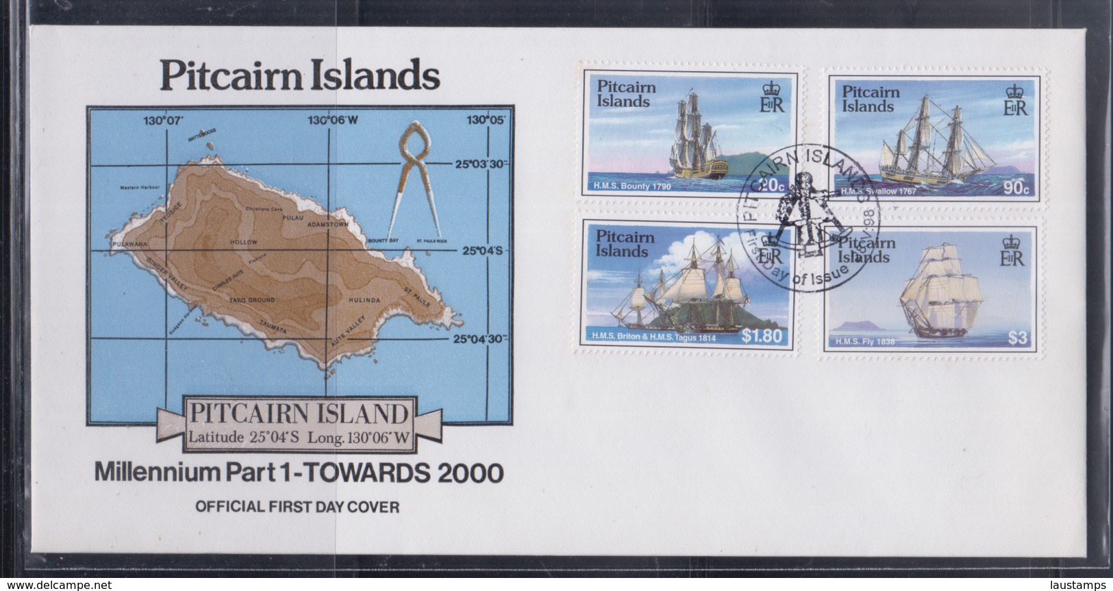 Pitcairn Islands 1998 Millennium Part 1 FDC - Pitcairn