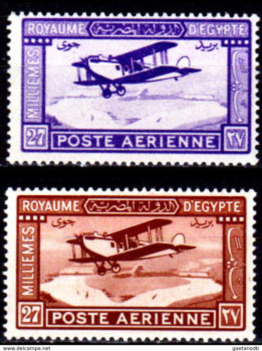 Egitto-044 - Emissione DI POSTA AEREA 1926-29 (+) LH - Senza Difetti Occulti. - Posta Aerea