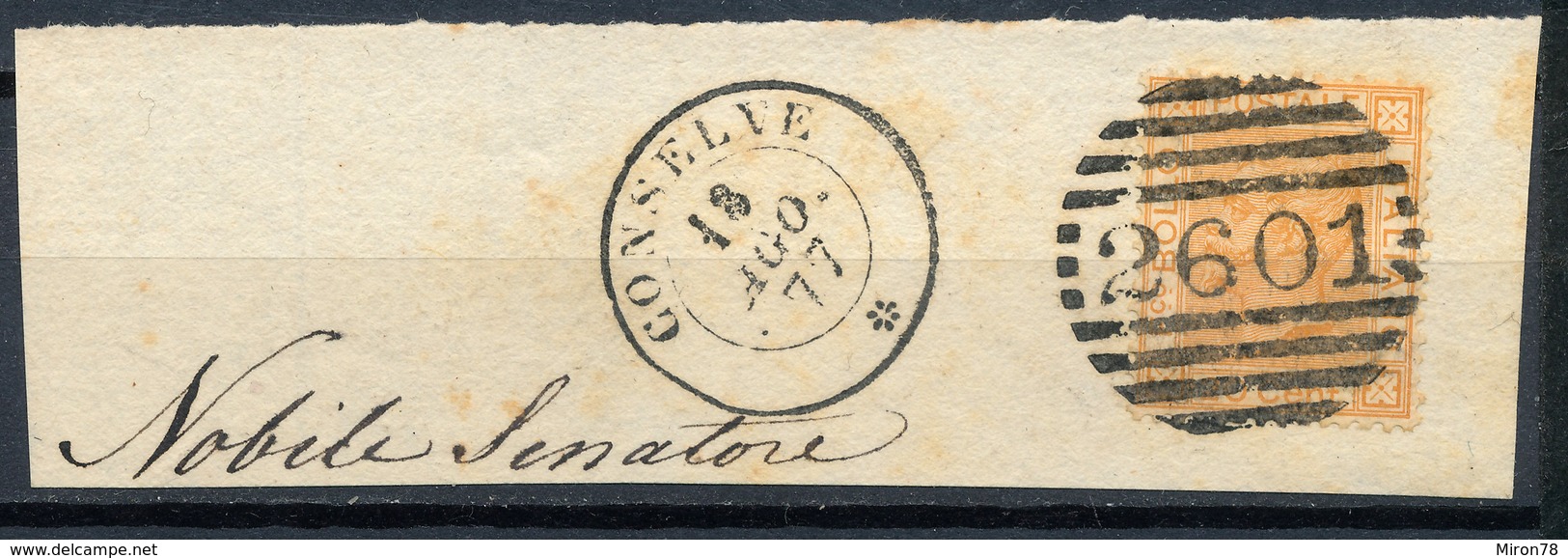 ITALY - Regno 1867 - Vittorio Eman II - 20 Cent  Fancy Cancel Numeral Used Lot#6 - Gebraucht