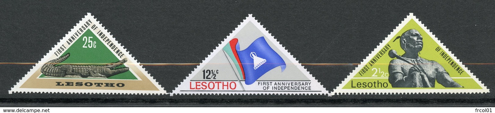 Lesotho, Yvert 143/145	, Scott 41/43, SG 141/143, MNH - Lesotho (1966-...)