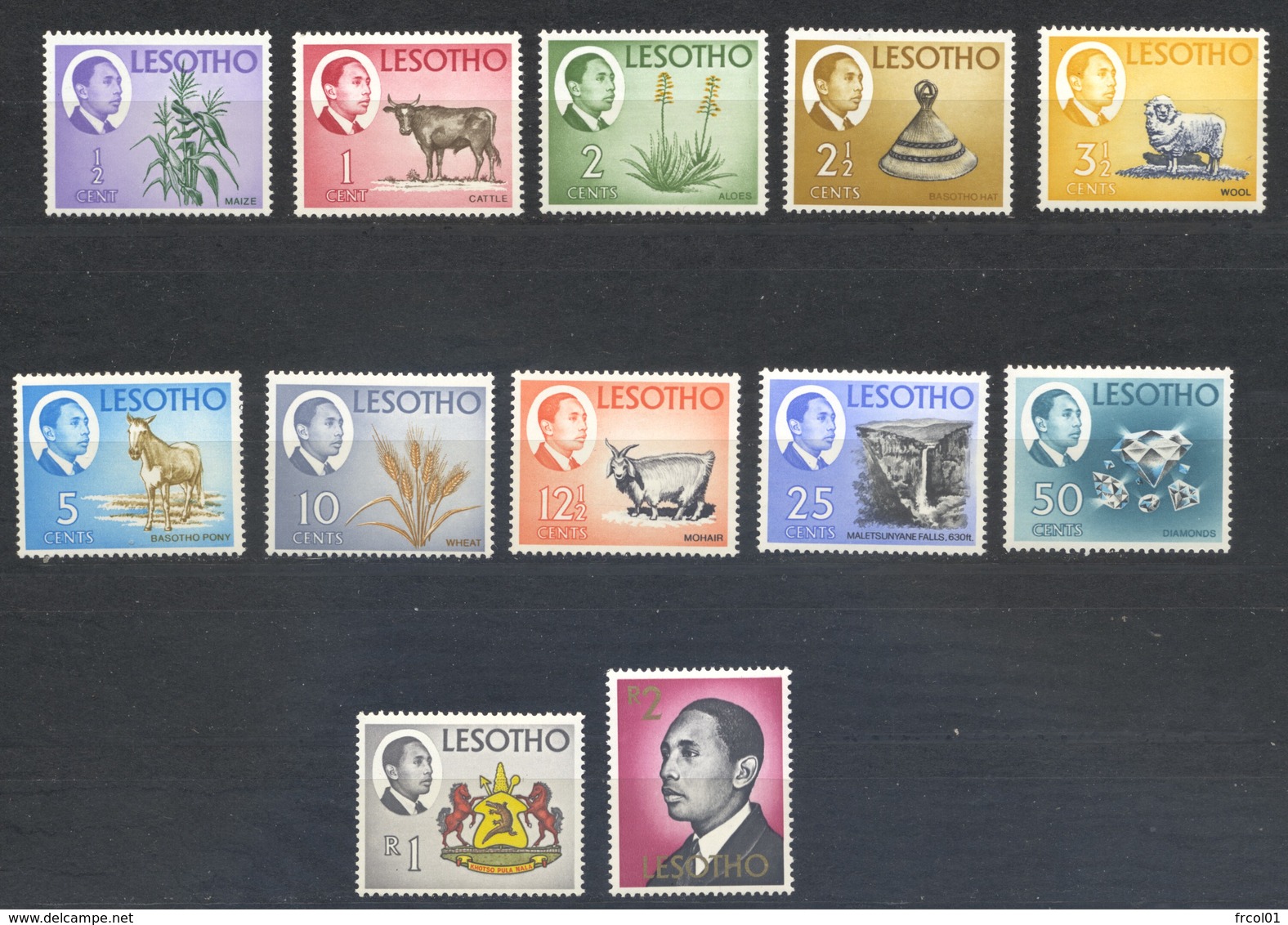 Lesotho, Yvert 149/161**, Scott 47/59**, SG 147/159**, MNH - Lesotho (1966-...)