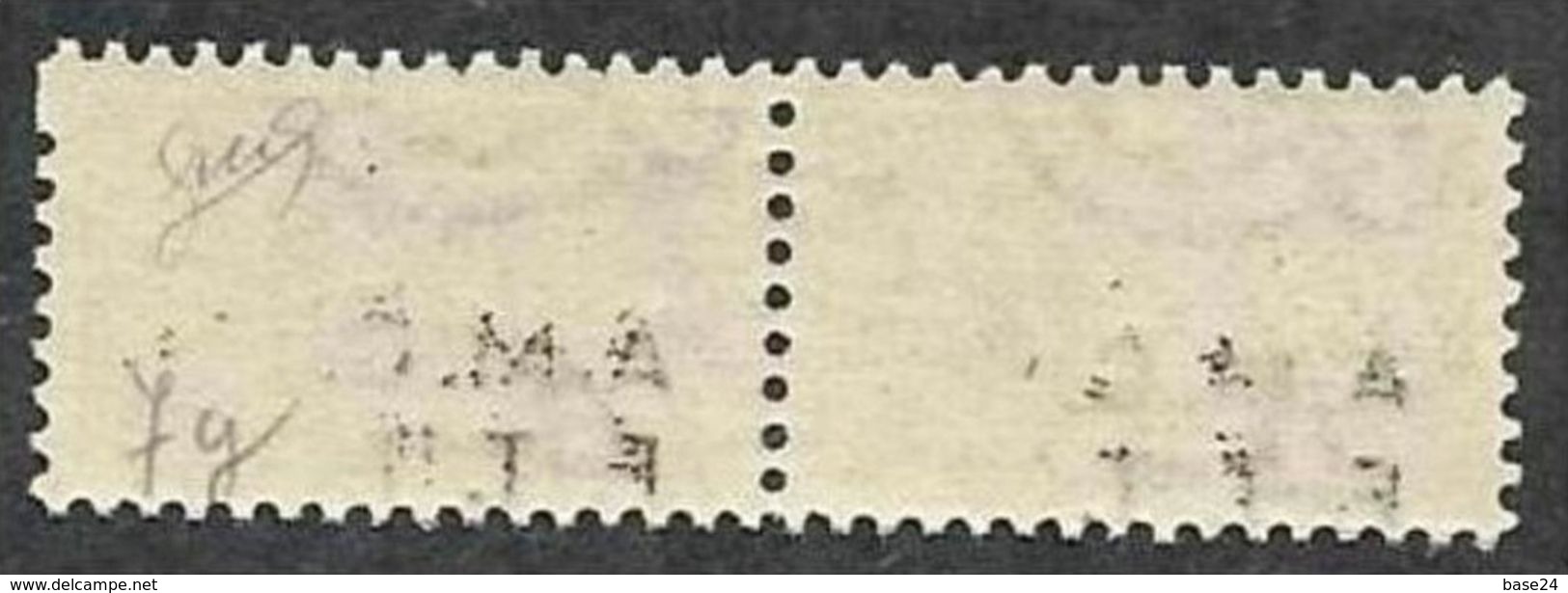 1947 Italia Italy Trieste A  PACCHI POSTALI 20 Lire Bruno Lilla Varietà 7g MNH** Firm.Biondi - Postal And Consigned Parcels