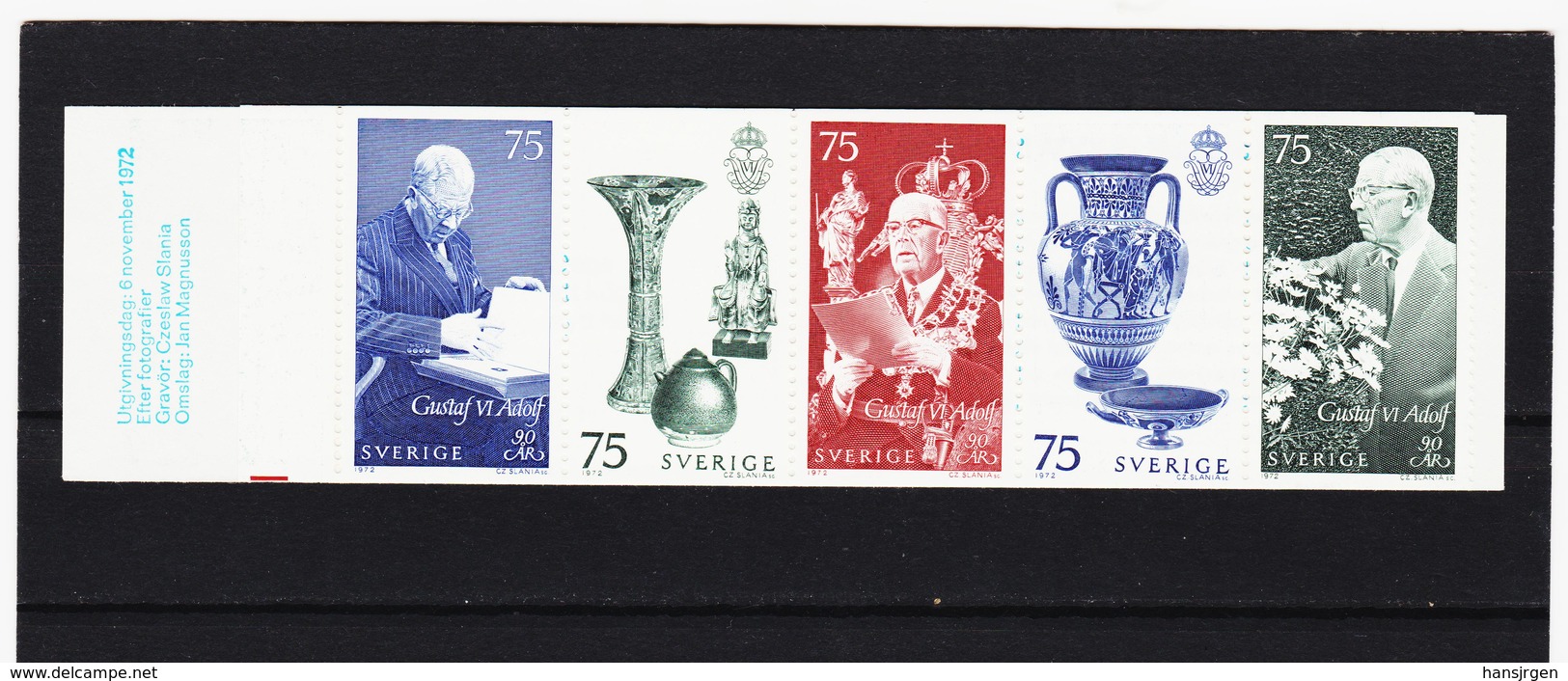 XIO543  SCHWEDEN  1972  Michl MH 38 ** Postfrisch SIEHE ABBILDUNG - 1951-80