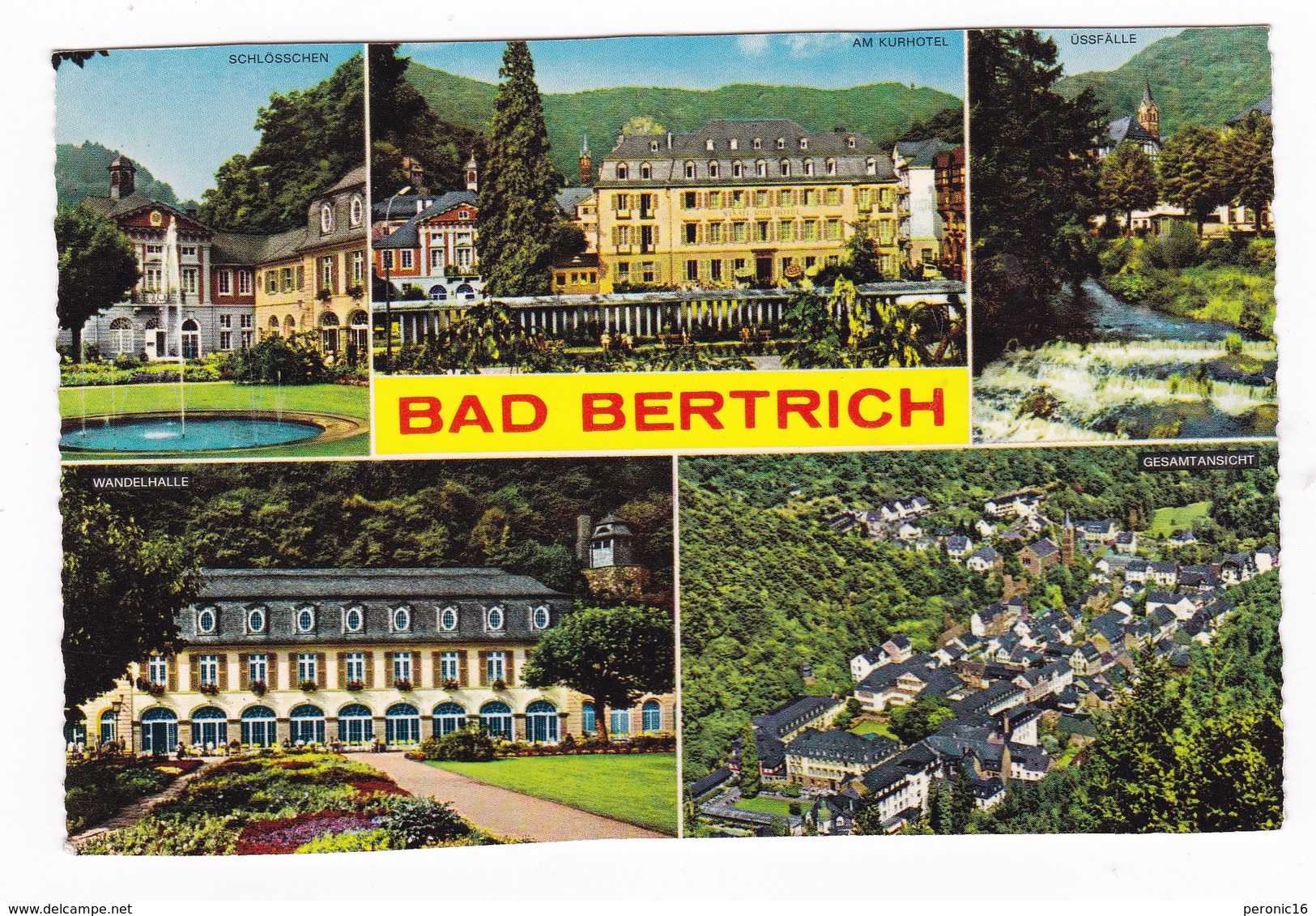 Jolie CPM Coul. Multi-vues Bad Bertrich (Allemagne), Années 1970 - Bad Bertrich