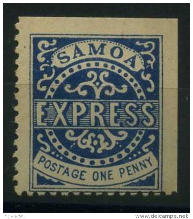 SAMOA ( POSTE ) Y&amp;T N°  1  TIMBRE  NEUF  AVEC  TRACE  DE  CHARNIERE . - Samoa