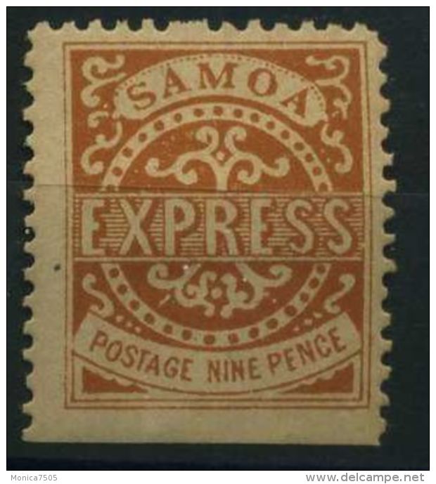 SAMOA ( POSTE ) Y&amp;T N°  4  TIMBRE  NEUF  AVEC  TRACE  DE  CHARNIERE . - Samoa