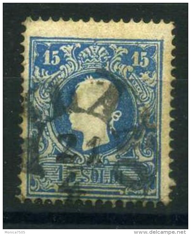 LOMBARDO-VENETIE ( POSTE ) Y&amp;T N°  9  TYPE I   TIMBRE  TRES  BIEN  OBLITERE . - Lombardo-Vénétie