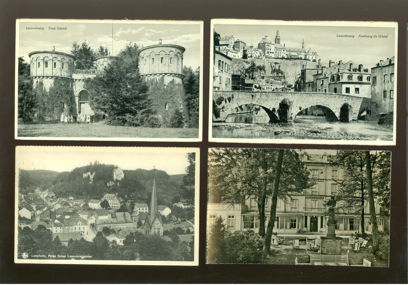 Lot de 60 cartes postales du Grand - Duché de Luxembourg    Lot van 60 postkaarten van Luxemburg - 60 scans