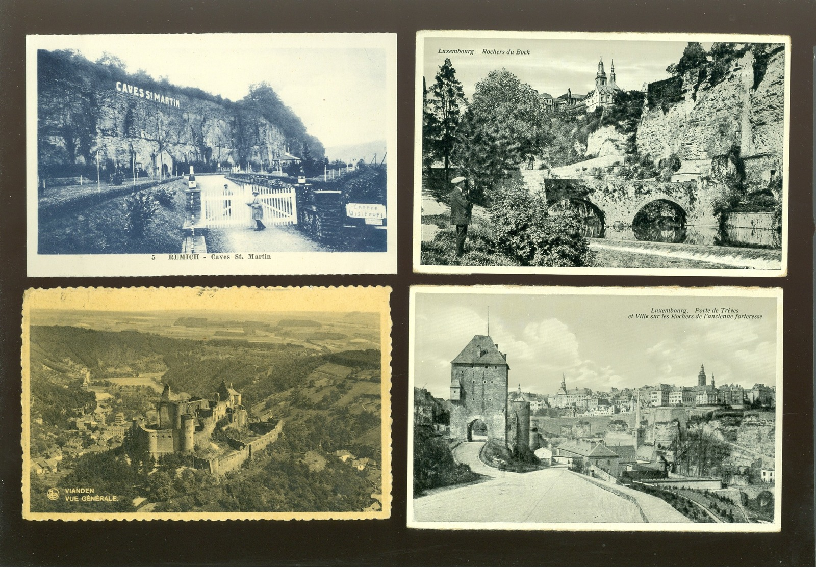 Lot de 60 cartes postales du Grand - Duché de Luxembourg    Lot van 60 postkaarten van Luxemburg - 60 scans