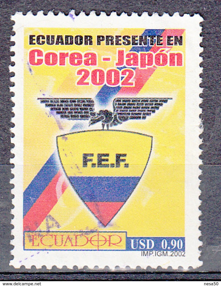 Ecuador 2002 Mi Nr 2648, Korea - Japan, Voetbal, Football - Ecuador