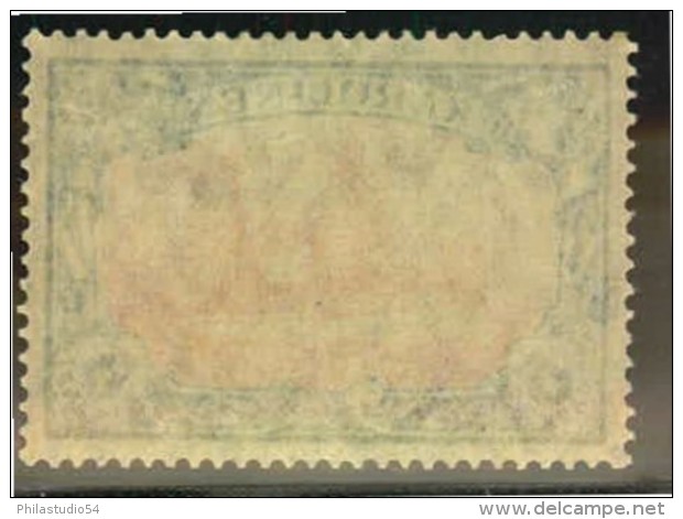 1919, 5 Mark Kaiseryacht Kriegdruck Mit 25:17 Zähnungslöchern Postfrisch. - Isole Caroline