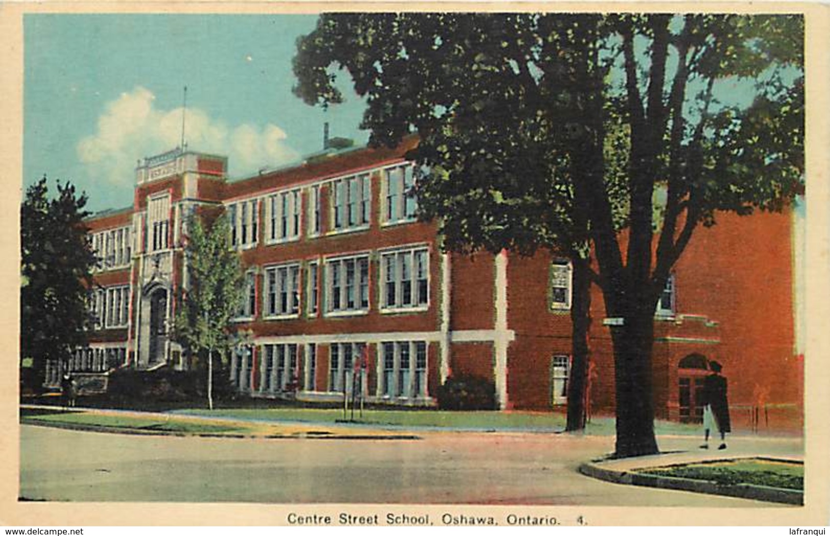 Pays Div- Ref M54- Canada - Centre Street School - Oshawa - Ontario  - Carte Bon Etat - - Oshawa