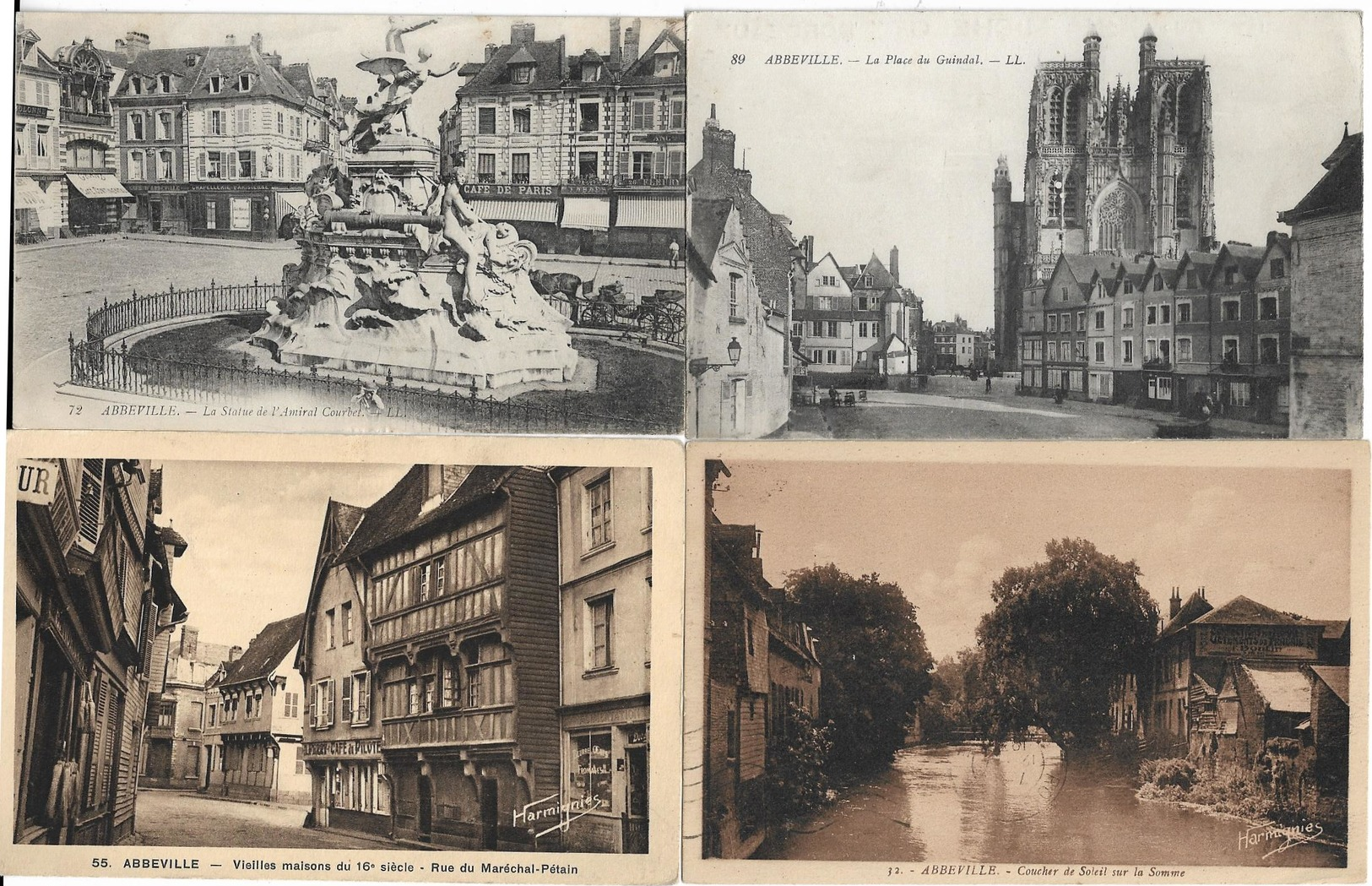 LOT  De  24  CPA  De  ABBEVILLE  (80)   //   TBE    (19  écrites) - 5 - 99 Cartes