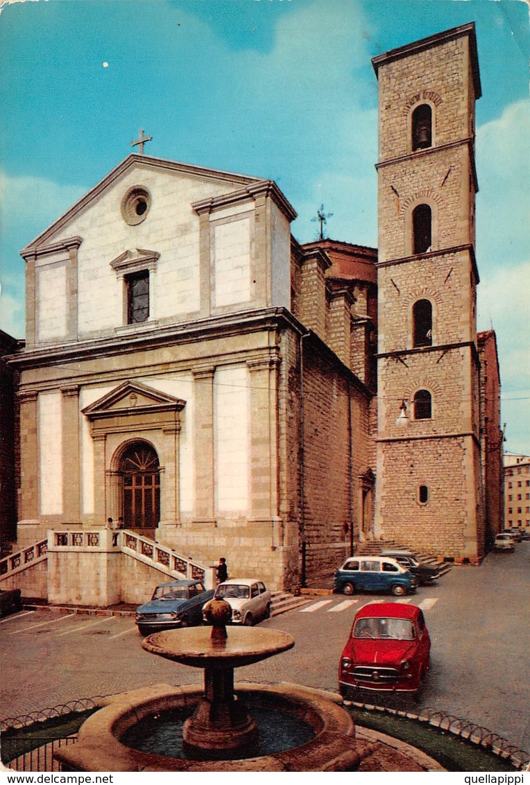 08204 "POTENZA - LA CATTEDRALE" AUTO '60. CART  SPED 1980 - Potenza