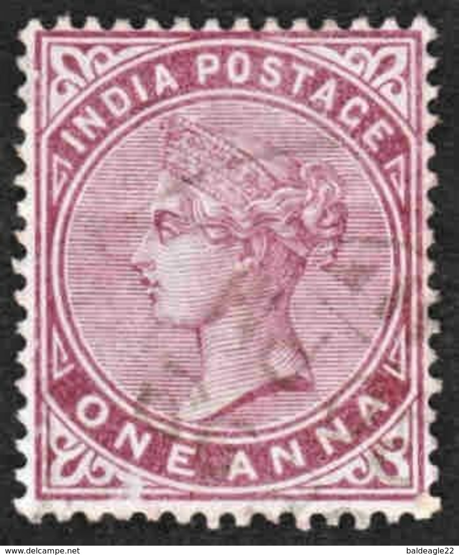 India - Scott #38 Used (1) - 1858-79 Kronenkolonie