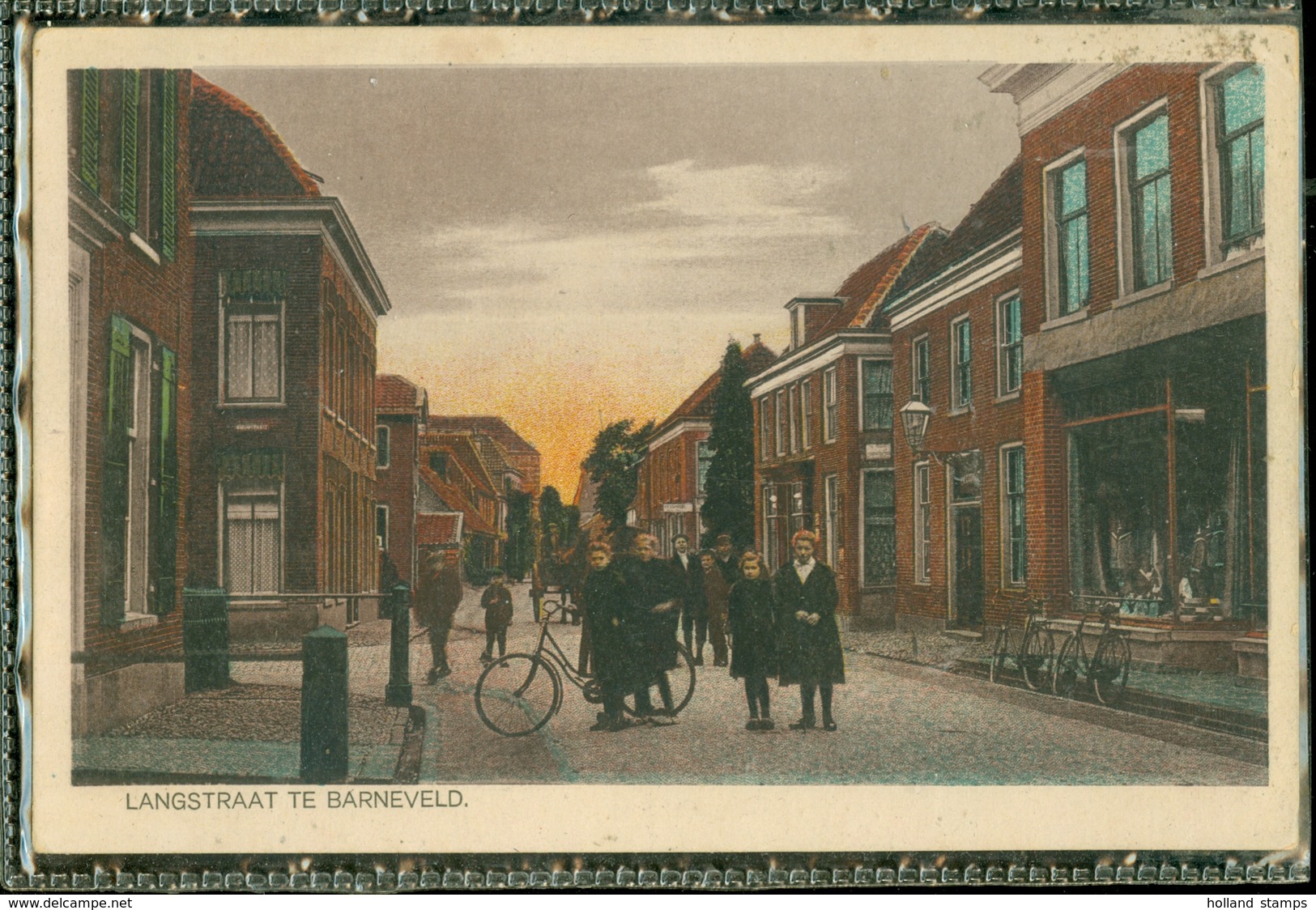 NEDERLAND ANSICHTKAART * BARNEVELD * LANGSTRAAT  *  (3891n) - Barneveld