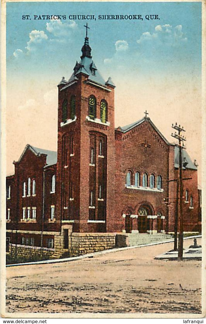 Pays Div- Ref M40- Canada - St Patrick S Church - Sherbrooke - Quebec  - Carte Bon Etat - - Sherbrooke