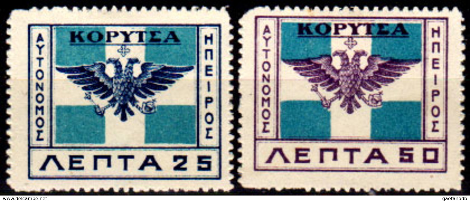 Epiro-017 - Emissione 1915 (+) Hinged - Senza Difetti Occulti. - Local Post Stamps