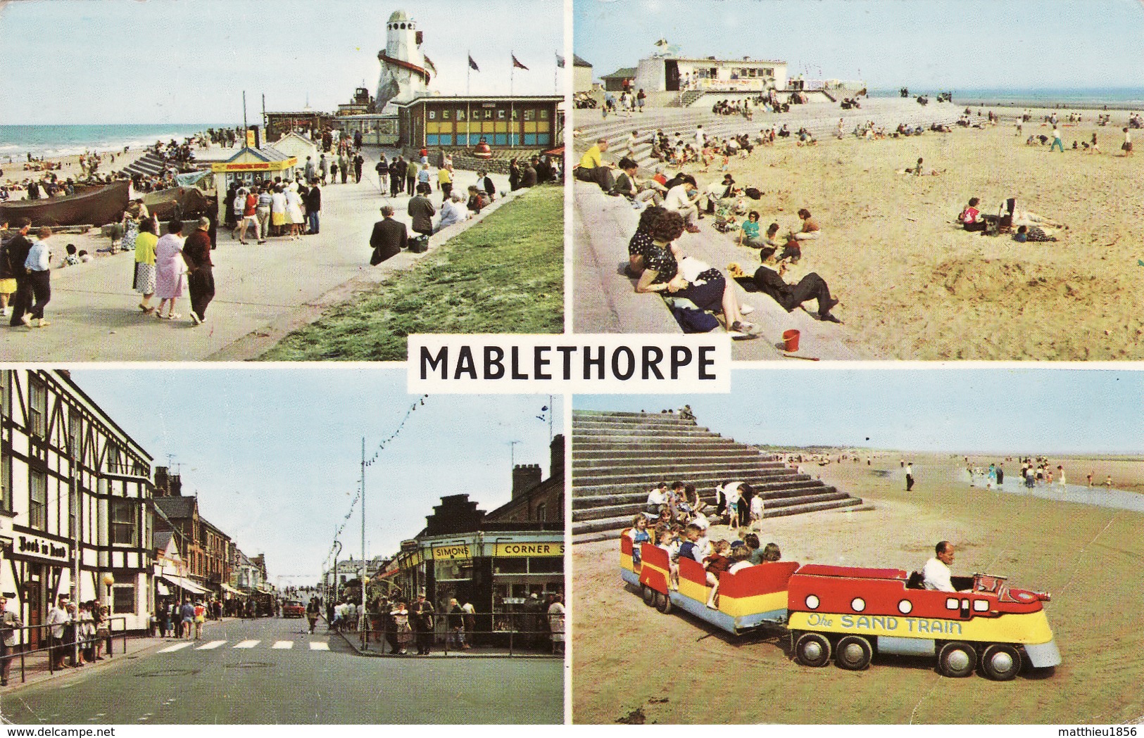 CPSM 1967 MABLETHORPE - Beach And Promenade, Town View, Sand Train (A197) - Sonstige & Ohne Zuordnung