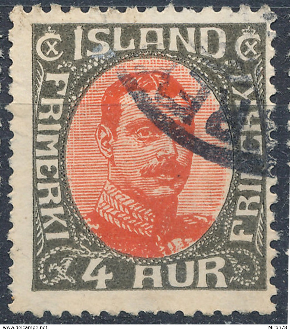 Iceland 1920-31 4a Used Lot35 - Oblitérés