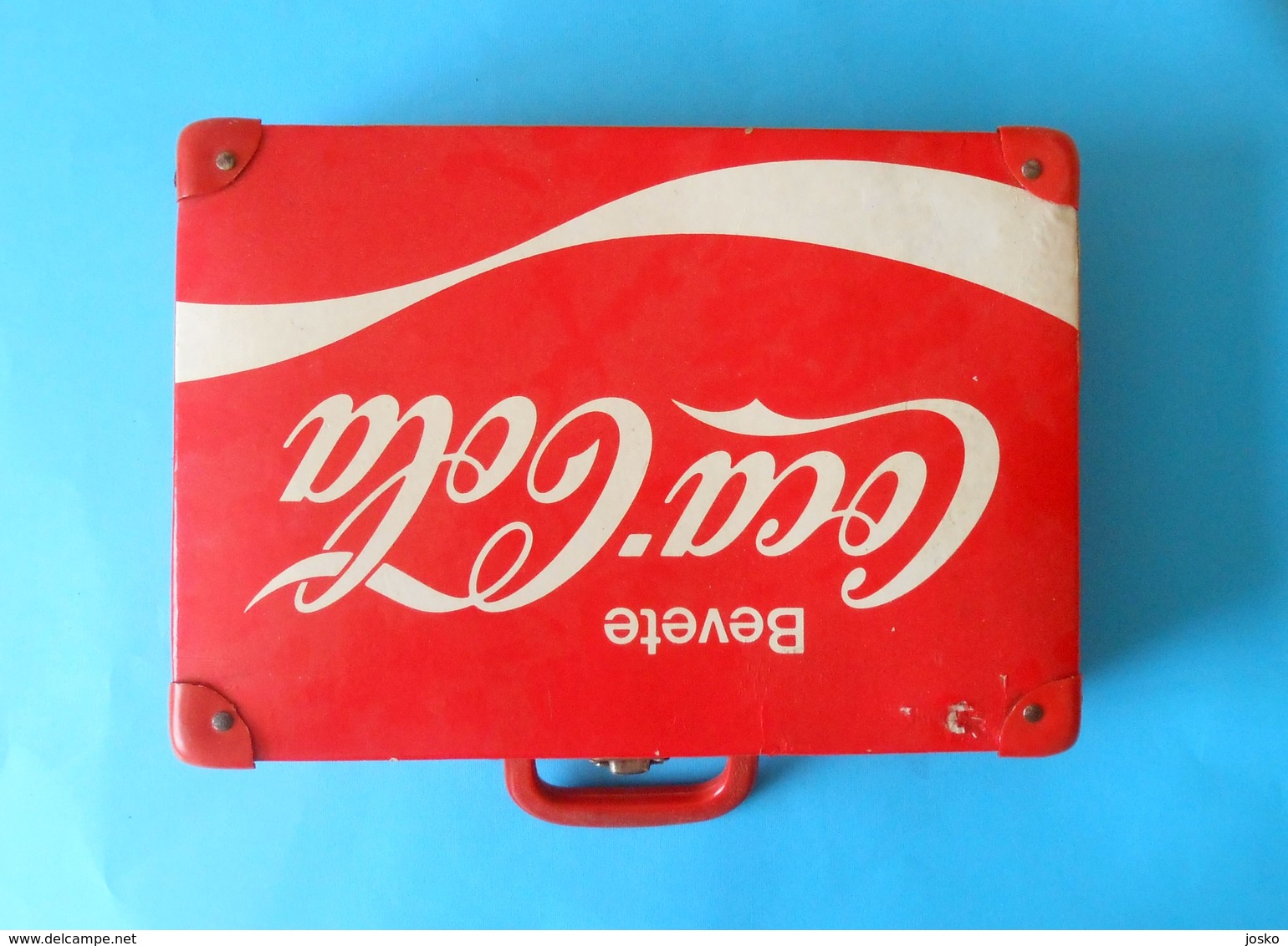 COCA-COLA ... Beautifull Original Vintage Plastic Suitcase ( 1950's ) RRR - Sonstige & Ohne Zuordnung