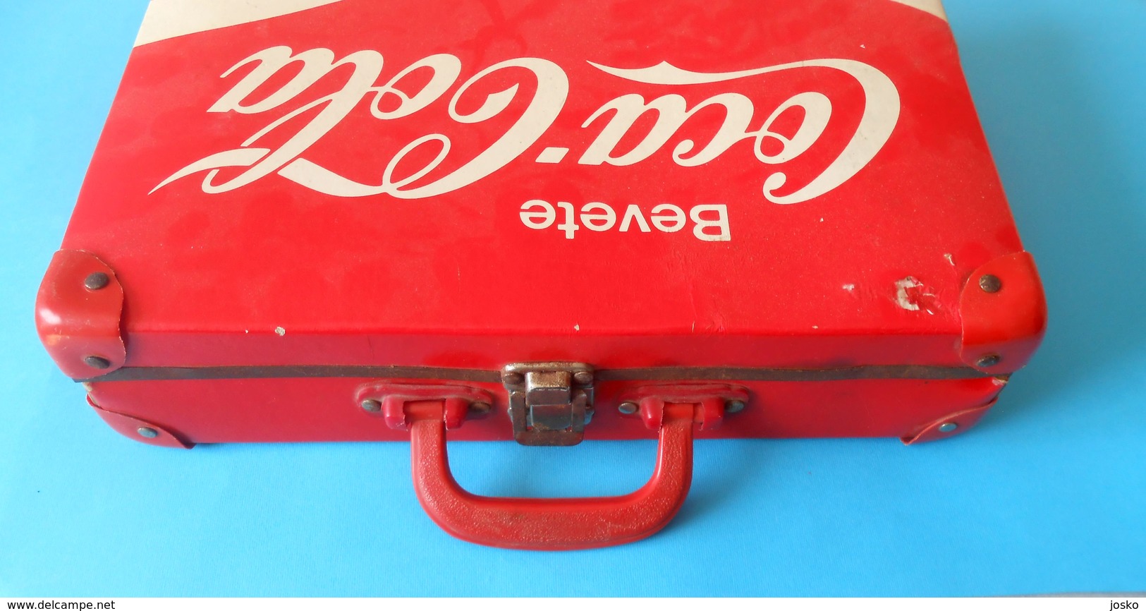 COCA-COLA ... Beautifull Original Vintage Plastic Suitcase ( 1950's ) RRR - Autres & Non Classés