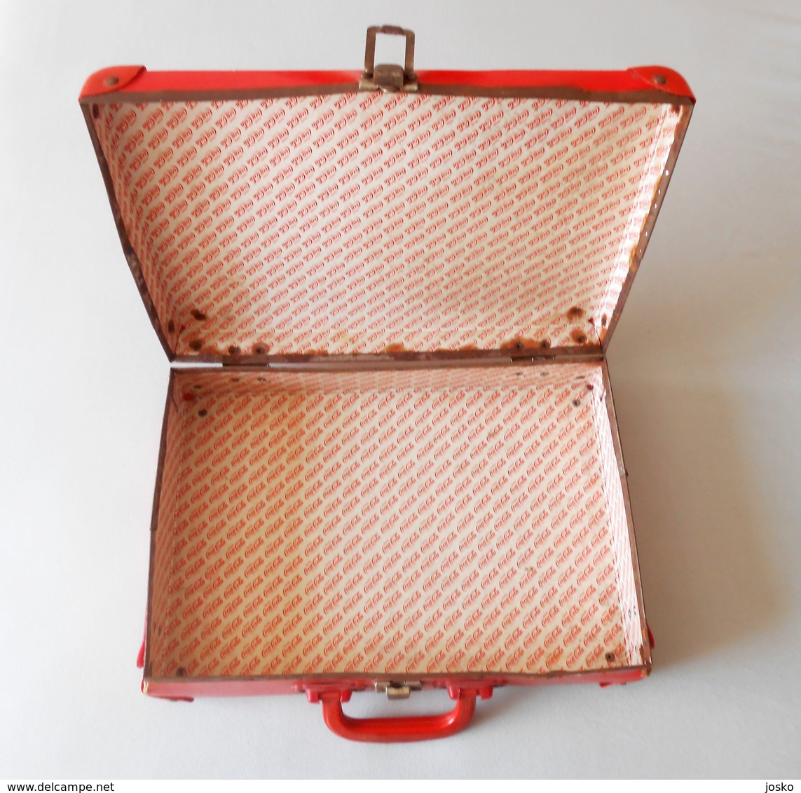 COCA-COLA ... beautifull original vintage plastic suitcase ( 1950's ) RRR