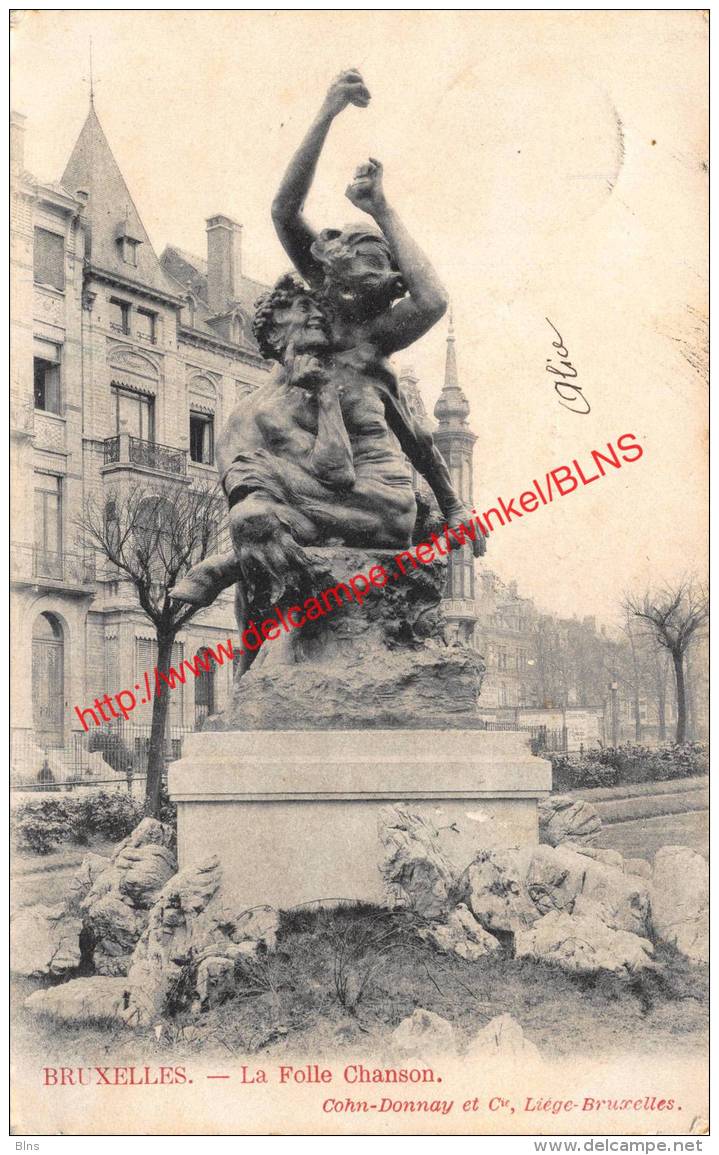 La Folle Chanson - Brussel Bruxelles - Monumenti, Edifici