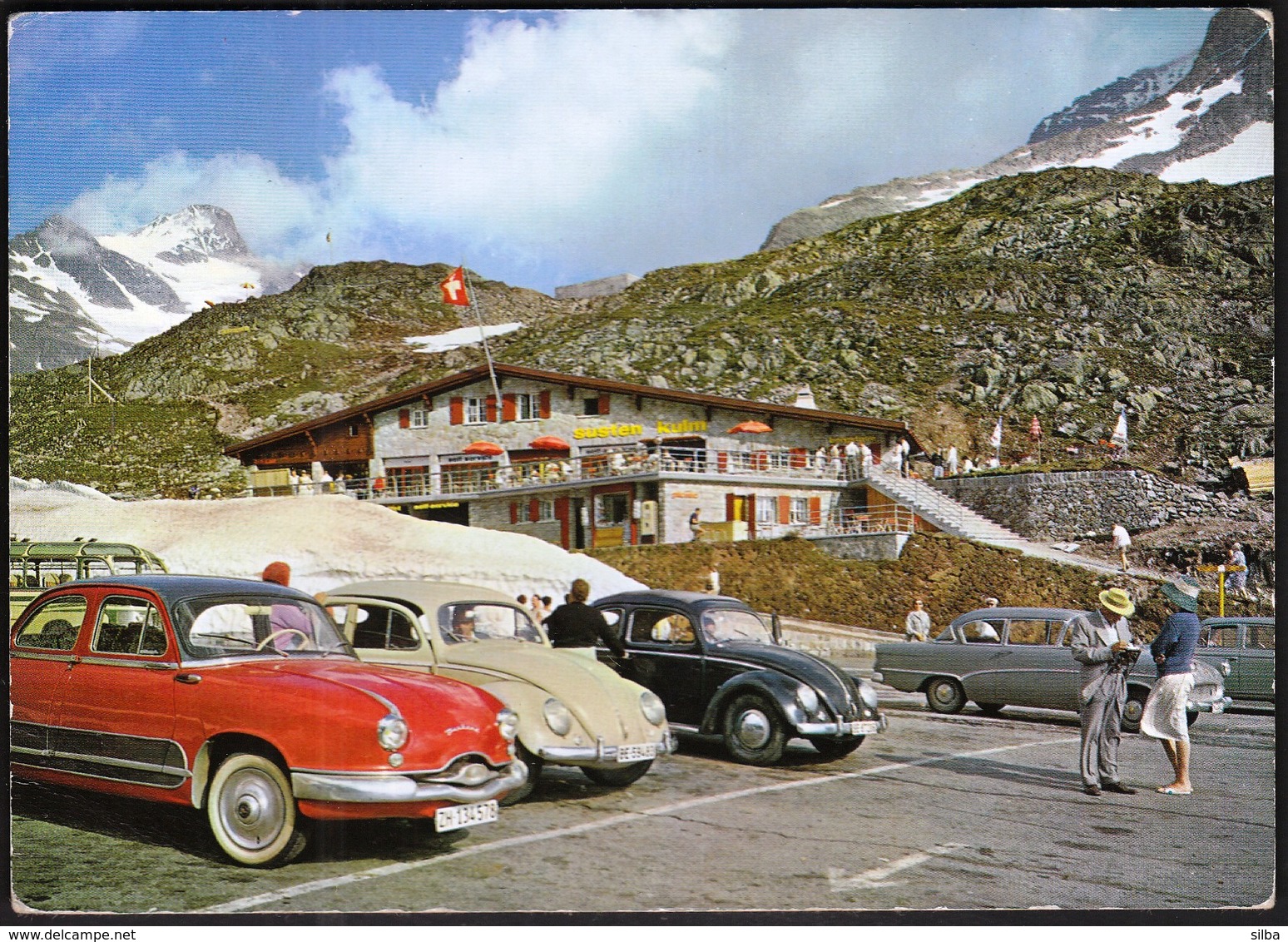Switzerland 1964 / Susten Passhohe / Susten-Kulm Mit Stucklistock / Quick Buffet Self Service / Tourism, Mountains - Autres & Non Classés