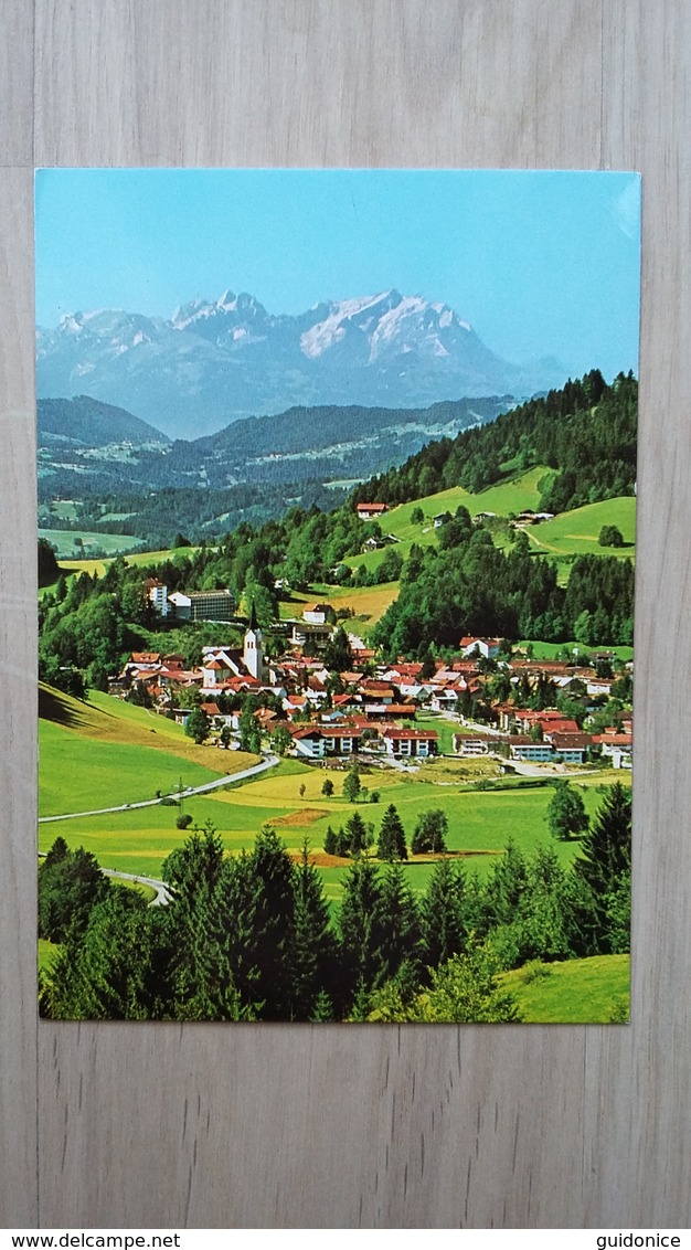 Ansichtskarte - Bayern - Oberstaufen Im Allgäu (Ortsansicht) - Oberstaufen