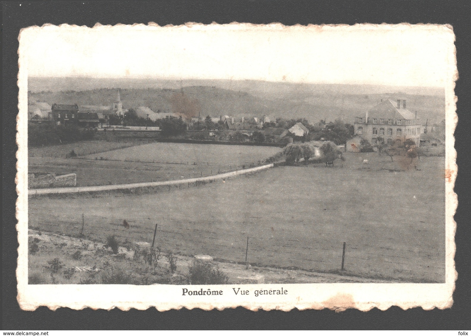 Pondrôme - Vue Générale - édit. A. Pochet, Pondrôme - Guerre 40-45 - Beauraing