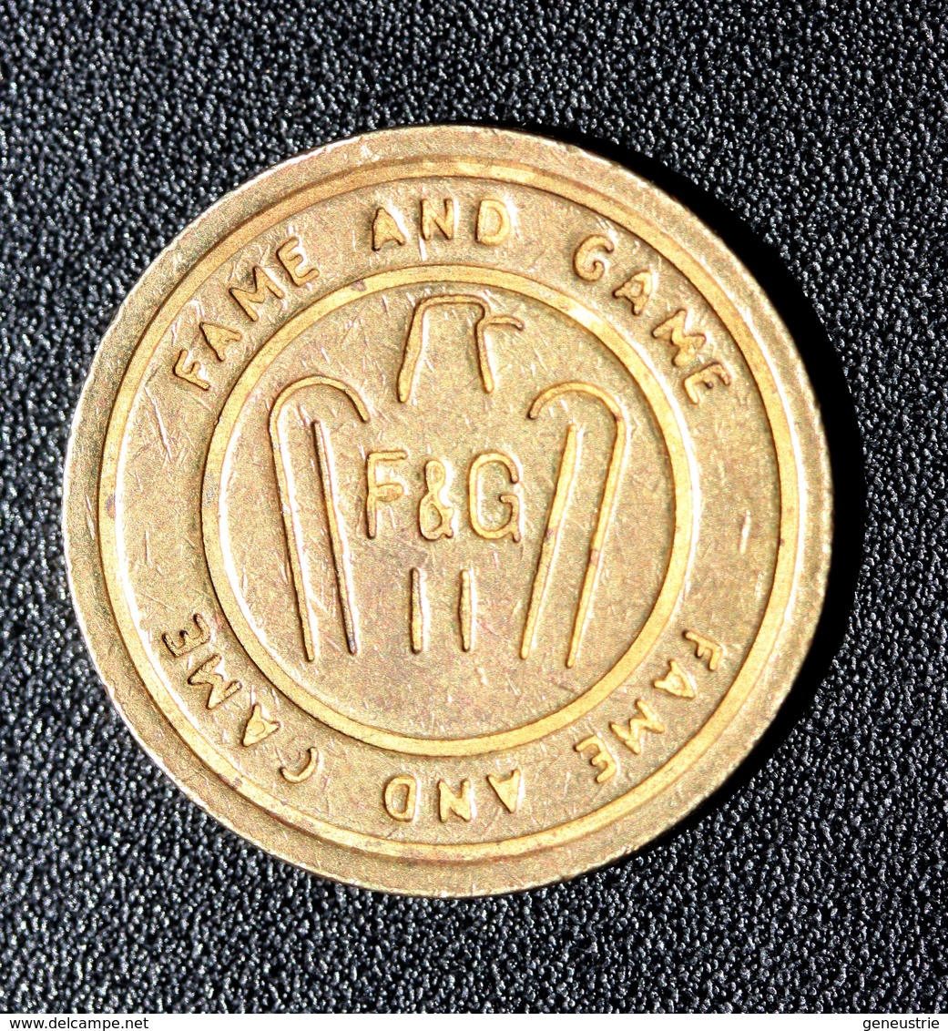 Jeton De Jeu (machines à Sous) Fame And Game - F&G (aigle Américain) Game Token - Casino