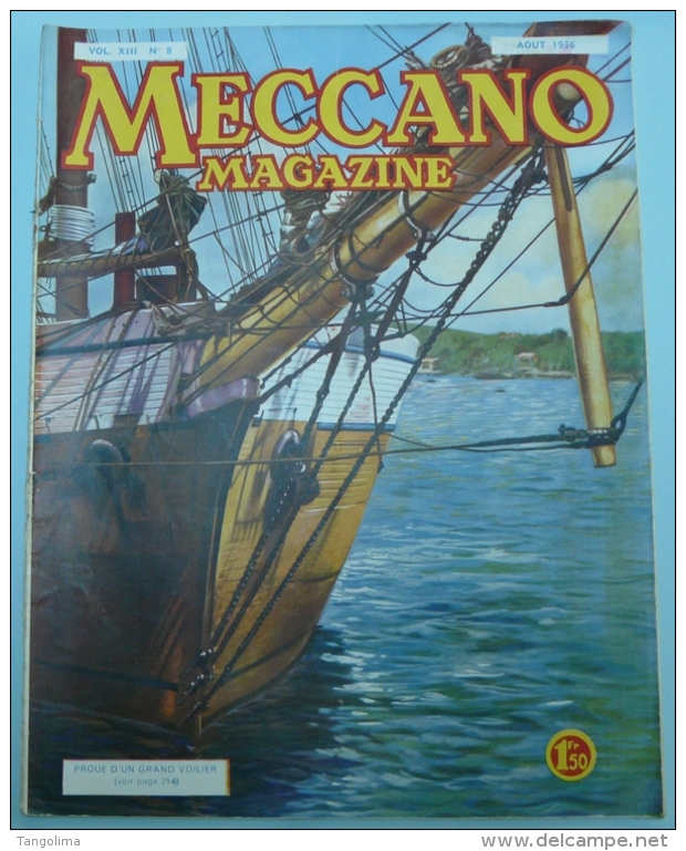 MECCANO Magazine - 1936 - Vol. XIII N°8 - Meccano
