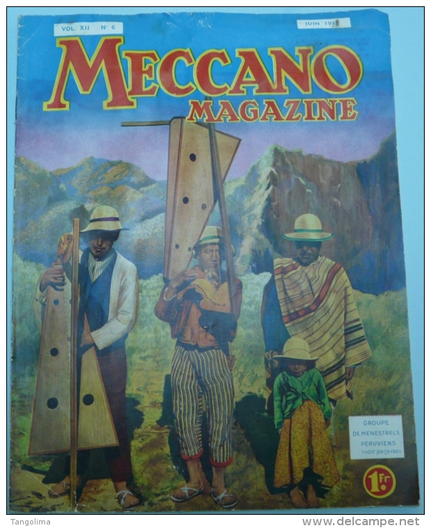 MECCANO Magazine - 1935 - Vol. XII N°6 - Meccano