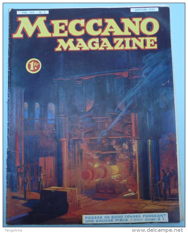 MECCANO Magazine - 1935 - Vol. XII N°1 - Meccano