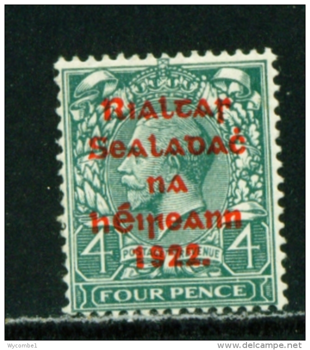 IRELAND  -  1922  Overprint  Definitives  With Full Point  4d  Mounted/Lightly Hinged Mint - Unused Stamps
