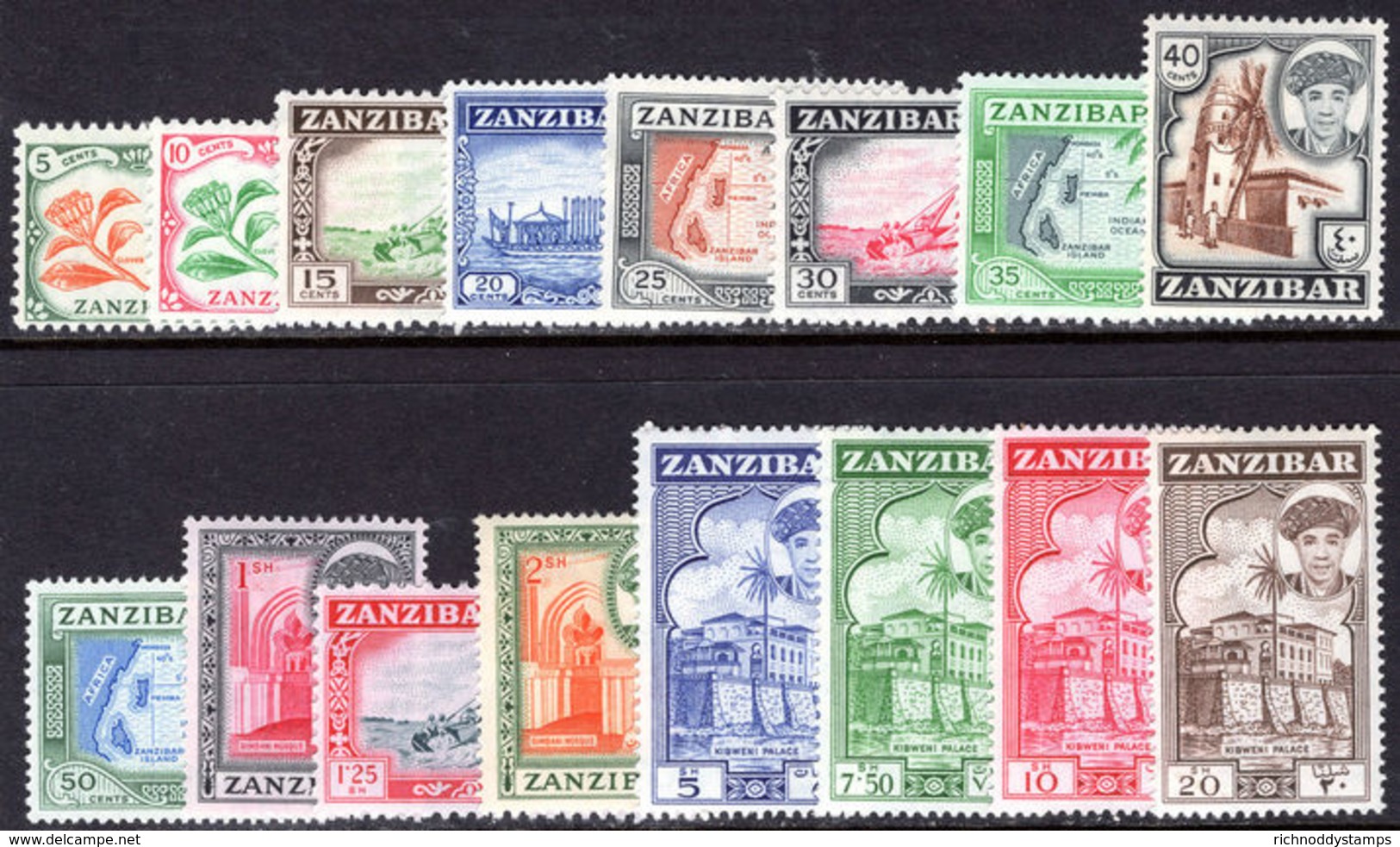 Zanzibar 1961 Set Unmounted Mint. - Zanzibar (...-1963)