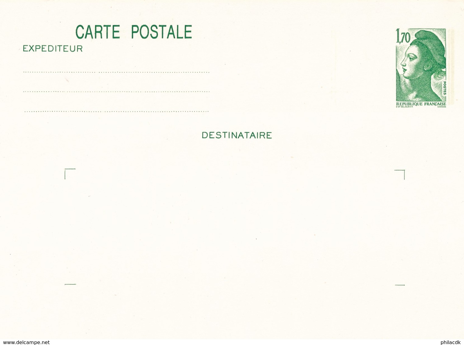 FRANCE - ENTIER POSTAL CARTE POSTALE NEUF N°YT 2318-CP1 - COTE YT : 1.60€ - 1982-88 - Autres & Non Classés